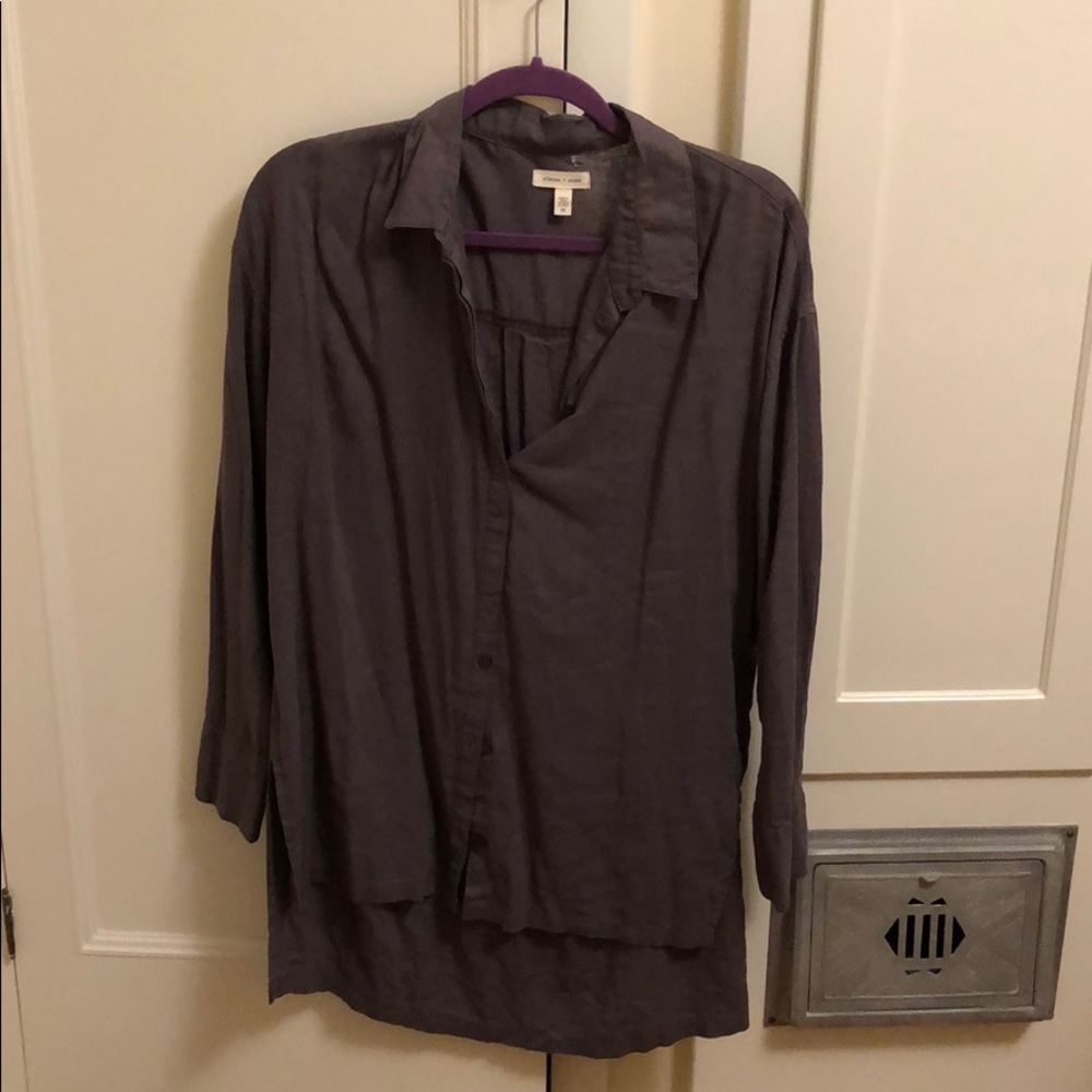 Button down linen shirt